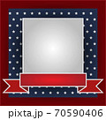 usa background with stars and decorative frames 70590406