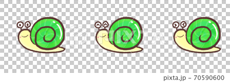 R もっとメルヘンな水族館 カタツムリ せっとcのイラスト素材