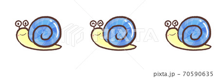 R もっとメルヘンな水族館 カタツムリせっせっとbのイラスト素材