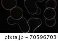 Abstract 3D rendering deformed Black Metaballs 70596703