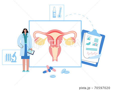Gynecology clinic concept Gynecology clinic concept 70597020