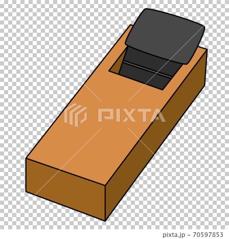 Plane tool illustration icon Plane tool illustration icon 70597853
