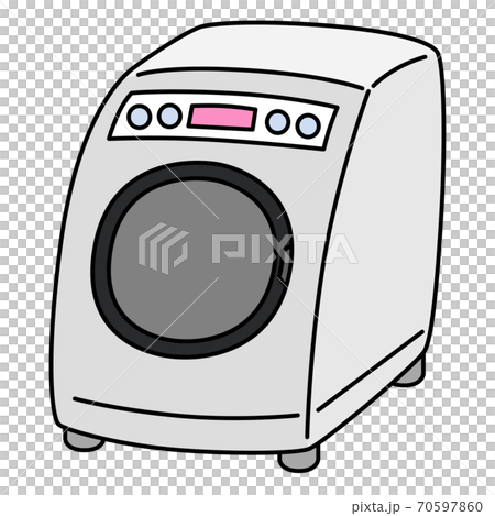 洗濯機 家電 イラスト アイコンのイラスト素材