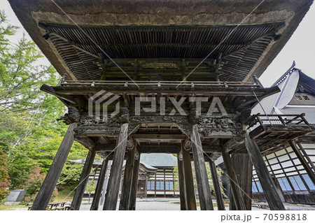 大町市 霊松寺山門 大町市 霊松寺山門 70598818