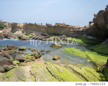 Lanscape of Yehliu Geopark, Teipai, Taiwan. 70602234