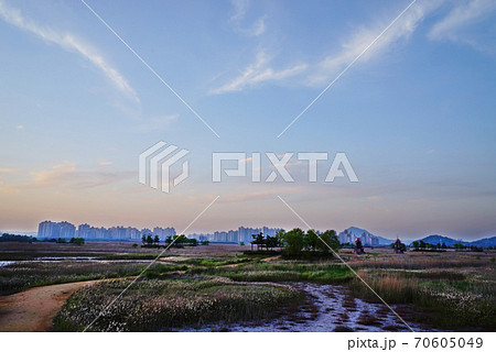 夕暮れ 景色 風景 70605049