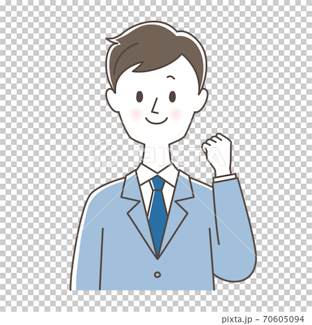 Young businessman of Guts pose Young businessman of Guts pose 70605094