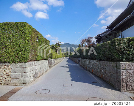 知覧武家屋敷通り（鹿児島県南九州市知覧町） 70605424