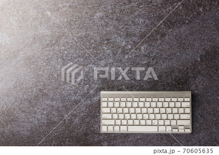 modern white computer keyboard modern white computer keyboard 70605635