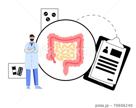 intestine logo concept 70606240
