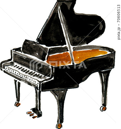 Grand Piano Stock Illustration