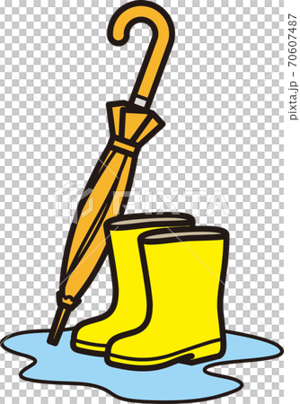 傘和靴子 70607487