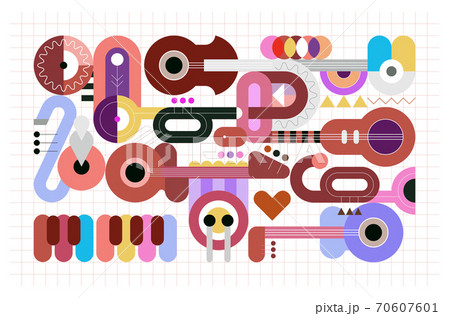 Abstract Musical Design 70607601