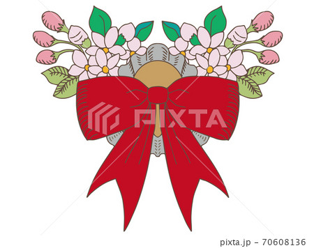 ガーリーリボンのワンポイント ガーリーリボンのワンポイント 70608136