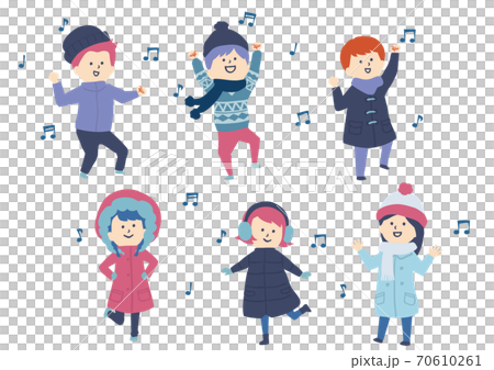 冬服の踊る子供たち 70610261