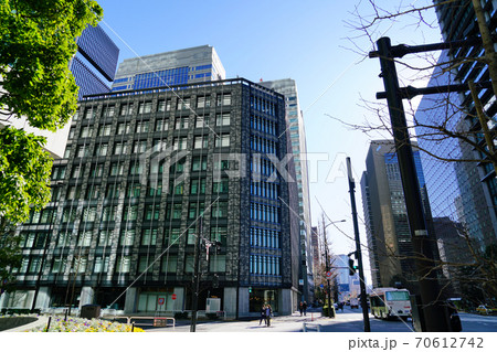 東京にある改修前の大手町ビルと周辺の景観 東京にある改修前の大手町ビルと周辺の景観 70612742