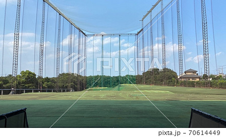 Golf Driving Range View in Yokohama Golf Driving Range View in Yokohama 70614449