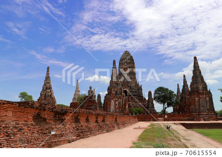 The ruins of Chaiwatthanaram Temple in Thailand. It was a royal temple 70615554