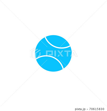 Baseball icon flat. 70615830