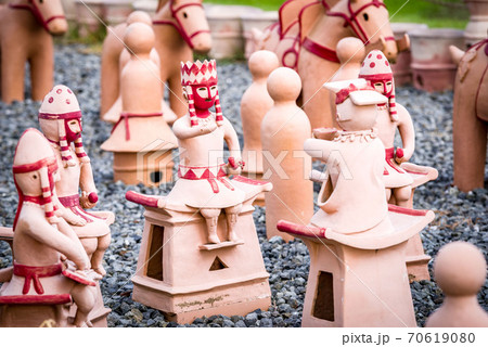 上毛野はにわの里公園の埴輪 70619080