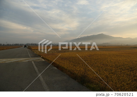 夕暮れ 景色 韓国 70620521