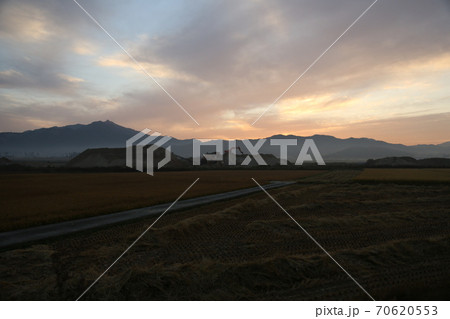 夕暮れ 風景 韓国 70620553