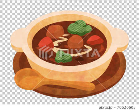 ビーフシチュー　水彩風 70620603