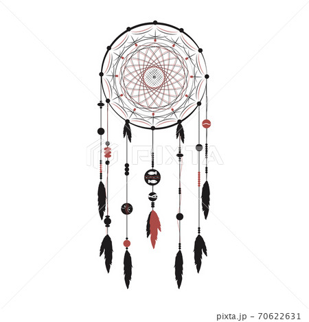 Dream Catcher Native American Indian Talisman のイラスト素材