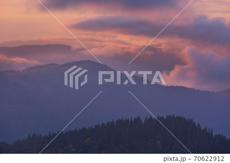 Mountains silhouette 70622912