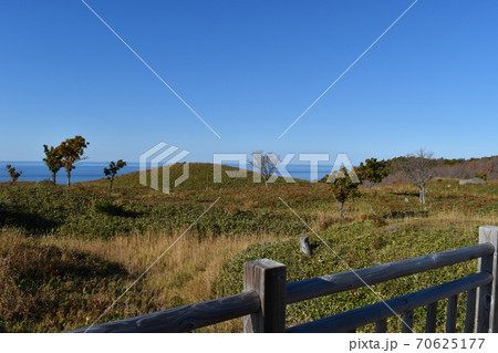 世界遺産_知床五湖_遊歩道_景色_知床連山_自然_3 70625177