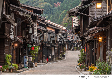 《長野県》奈良井宿・木曽の宿場町 70628967