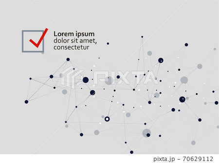 Vector concept art. Innovation technology concept. Technology design. Abstract black background. Geometric template 70629112