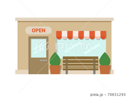 Vector illustration of stylish shop or store or boutique with awning Vector illustration of stylish shop or store or boutique with awning 70631293