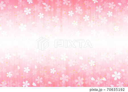 桜　和柄　年賀状　背景 70635192
