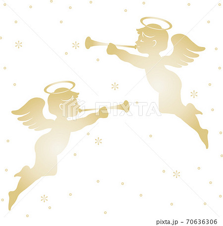 Christmas Angel Illustration Material Stock Illustration