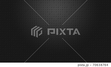 ランダムな大きさの丸いデボス加工の黒背景【16:9】 ランダムな大きさの丸いデボス加工の黒背景【16:9】 70638764