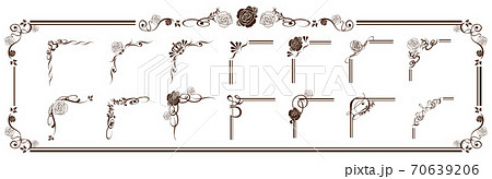 illustration of  frame set  Vector 70639206