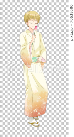 着物を着た男性 着物を着た男性 70639590