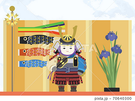 菖蒲の節句-鎧着大将飾り 菖蒲の節句-鎧着大将飾り 70640300