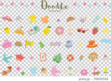 Rakugaki Illustration_Set Rakugaki Illustration_Set 70640560