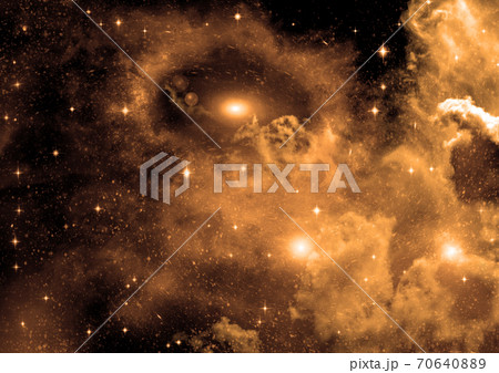 galaxy in a free space. 3D rendering galaxy in a free space. 3D rendering 70640889