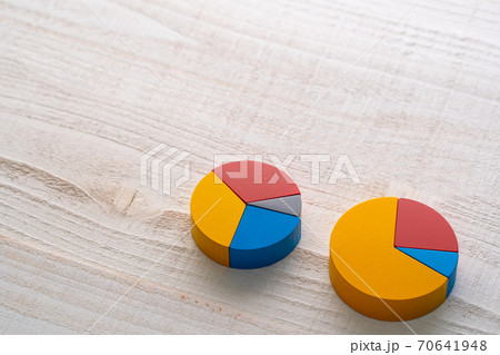 円グラフ シェア 比較 立体模型 円グラフ シェア 比較 立体模型 70641948