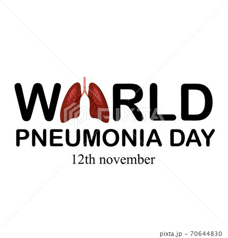 World Pneum Day 12 nov Vector ill World Pneum Day 12 nov Vector ill 70644830