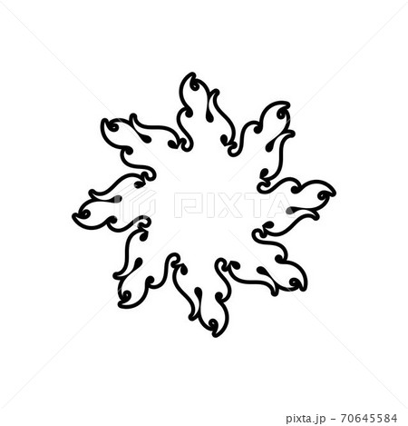 tribal flame vector symbol image template tribal flame vector symbol image template 70645584