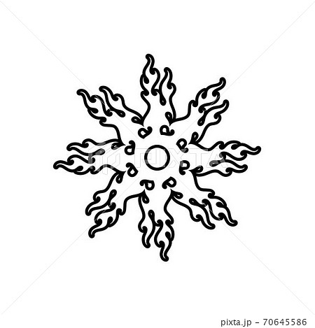 tribal flame vector symbol image template tribal flame vector symbol image template 70645586