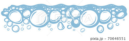 Bubbly water in line, hygiene or laundry soap suds Bubbly water in line, hygiene or laundry soap suds 70646551