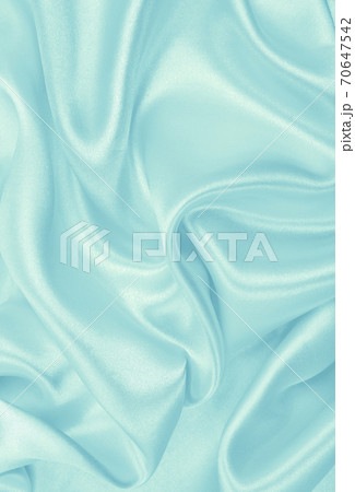 Smooth elegant blue silk or satin luxury cloth texture as abstract background. Luxurious background design 70647542