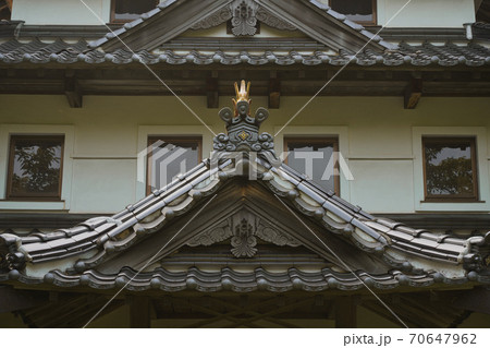 《鳥取県》羽衣石城模擬天守の外観 《鳥取県》羽衣石城模擬天守の外観 70647962