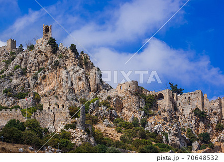 Historical Saint Hilarion Castle in Kyrenia region - Northern Cyprus 70648532