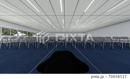記者会見場 男性土下座 机無し イラスト10 記者会見場 男性土下座 机無し イラスト10 70648537